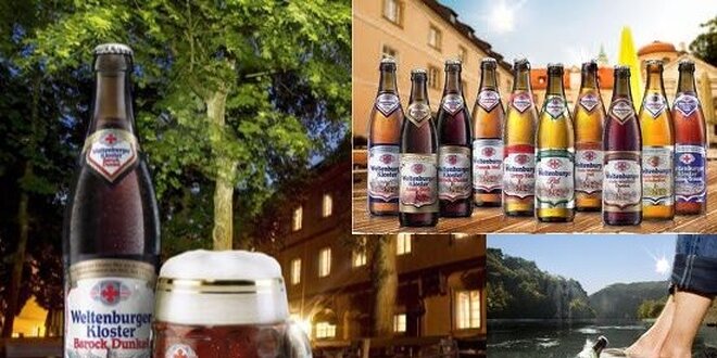 Klášterní piva Weltenburger s téměř tisíciletou tradicí