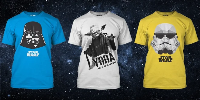 Trička z oficiální kolekce Star Wars