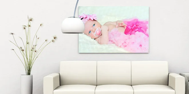 Tisk fotografie na malířské plátno na dřevěném rámu