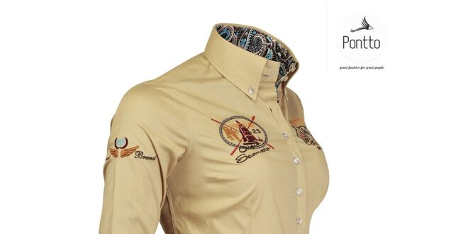 Trendy jachtařská košile Pontto