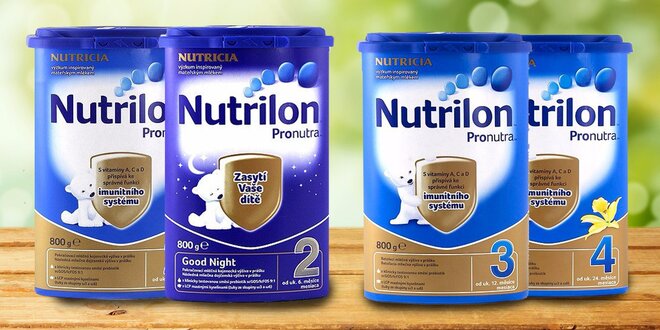 6 balení výživy Nutrilon Nutricia