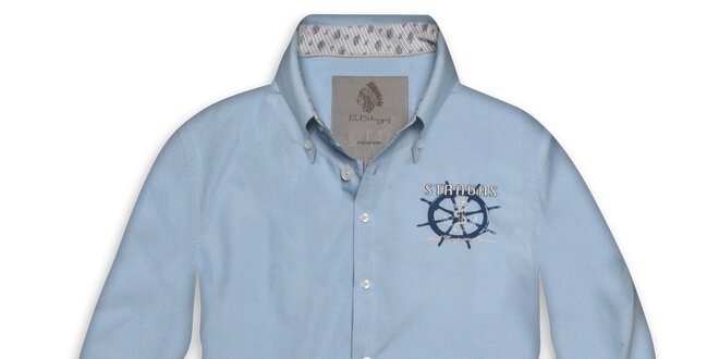 Pánská světle modrá námořnická košile Paul Stragas