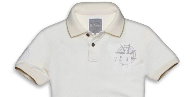 Pánské krémové námořnické triko Paul Stragas