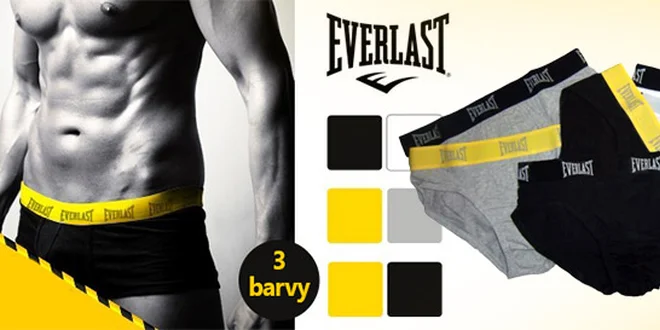 Značkové pánské slipy Everlast (2 ks)
