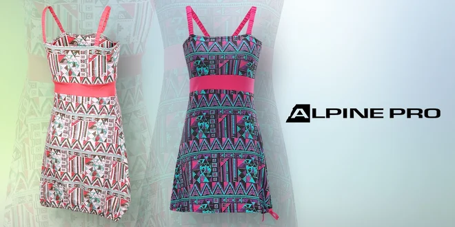 Dámské šaty na ramínka od Alpine Pro