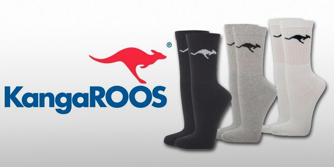 9 párů sportovních ponožek značky KangaROOS