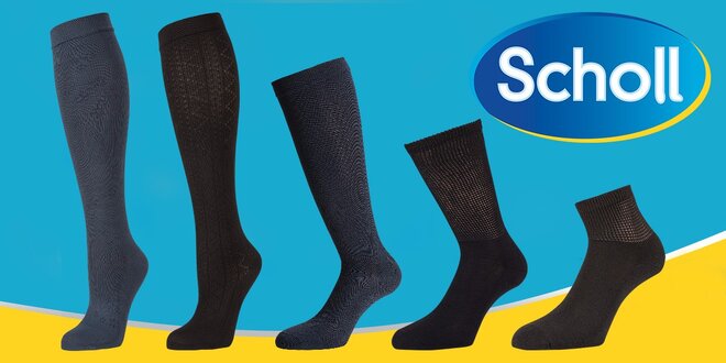 Funkční ponožky Scholl pro každodenní pohodlí