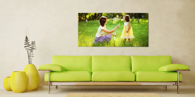 Obraz z vlastní fotografie ve vysokém rozlišení