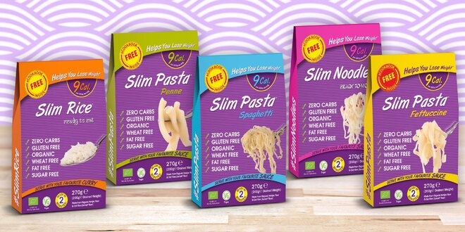 Slim Pasta: balení zdravých konjakových těstovin