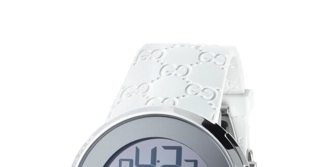 Luxusní pánské bílé hodinky Gucci I-Gucci