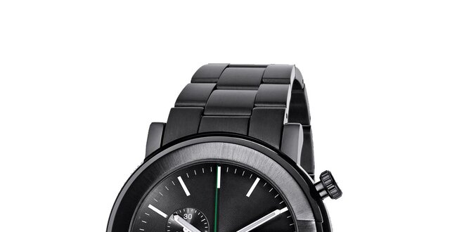 Luxusní pánské černé hodinky Gucci Chrono