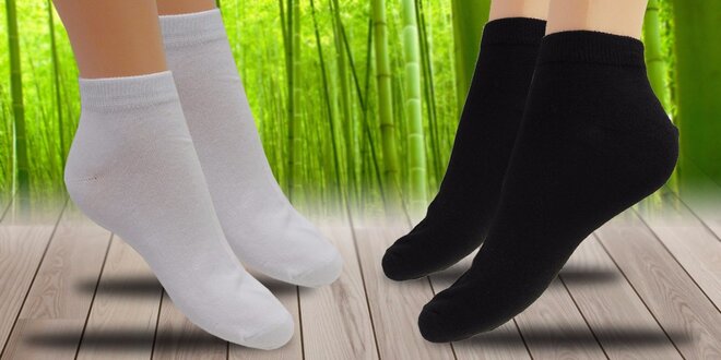 12 párů pánských ponožek s bambusovým vláknem
