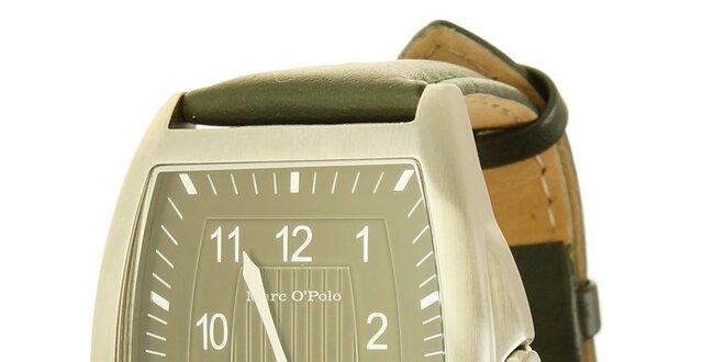 Pánské analogové hodinky se zeleným páskem Marc O´Polo