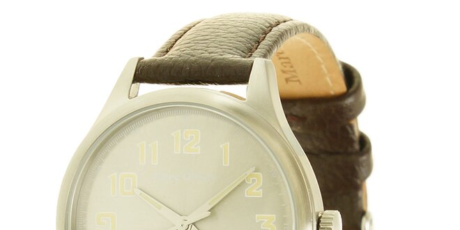 Pánské analogové hodinky s koženým páskem Marc O´Polo