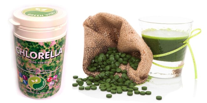Chlorella - zelená řasa pro vaše zdraví