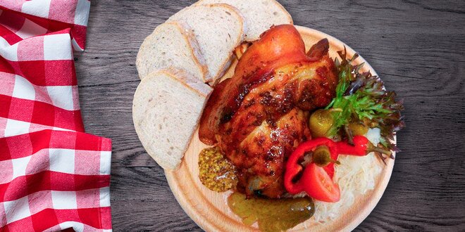 Pečené vepřové koleno bez kosti - 1 kilo