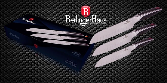 Sada nožů Phantom prémiové značky Berlinger Haus