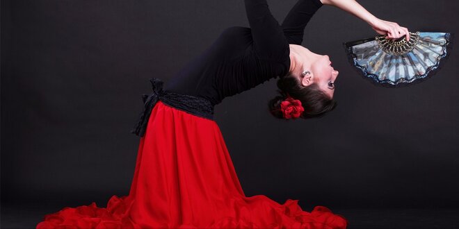 10 lekcí flamenca nebo smyslného flirt dance