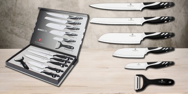 Set nožů a škrabky Berlinger Haus s nepřilnavým povrchem