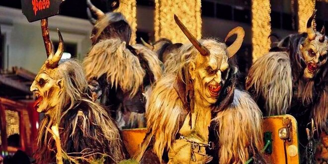 Advent a veselice čertů v rakouském Mariazell