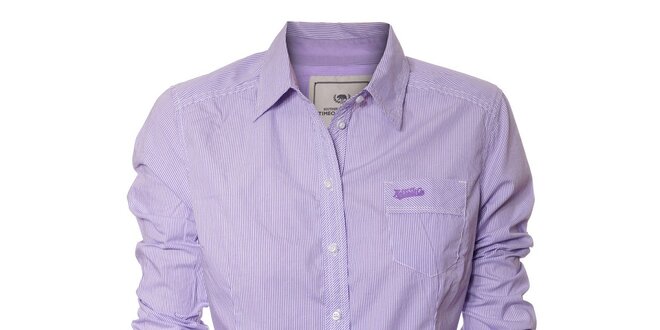 Dámská košile Timeout s fialovým proužkem