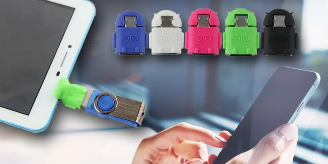 Adaptér pro připojení USB flash k mobilu či tabletu