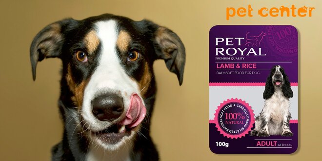 Kapsičky Pet Royal jehněčí s rýží pro vašeho psa