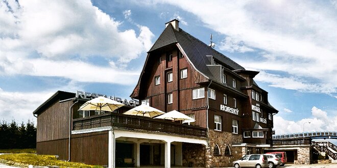 Stylový horský hotel: chutná večeře i sauna