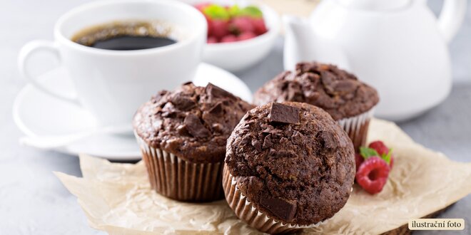 Sladká pauza u Švejka: Muffin a káva pro dva