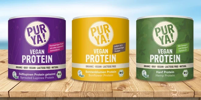 PUR YA Bio Vegan Proteíny: na výber 6 druhov