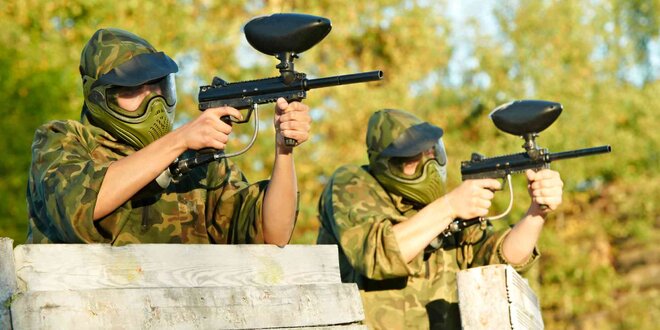 4 hodiny paintballu v Kladně + 100 kuliček