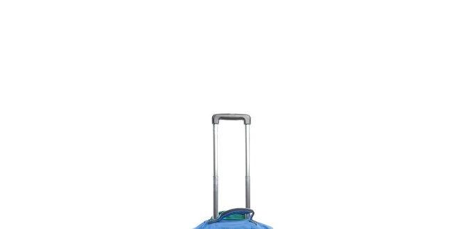 Modrozelený kufr na kolečkách Tommy Hilfiger