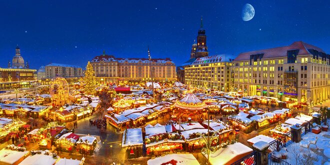 Advent v Drážďanech a na pevnosti Konigstein