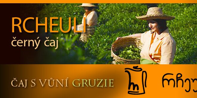 RCHEULI (Gurieli export) - černý gruzínský čaj, 500 g, sypaný
