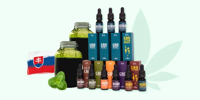 100% prírodné full spectrum CBD kvapky
