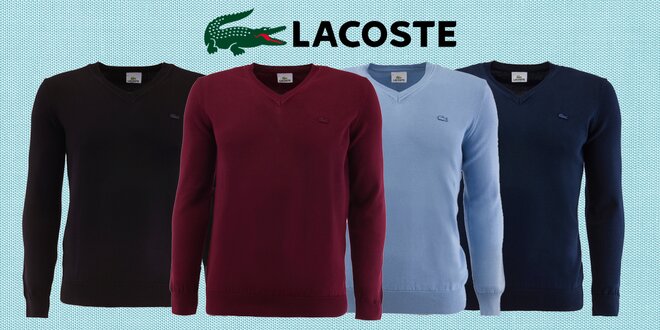 Elegantní pánské svetry značky Lacoste