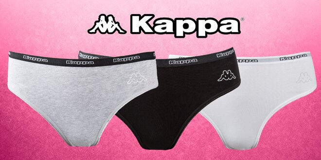 Dámské kalhotky Kappa v balení po třech