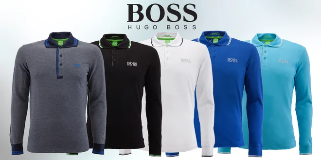 Pánské bavlněné polokošile Hugo Boss