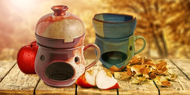 Nezbytný společník každého jablkoholika - keramický rozpékač na jablíčka