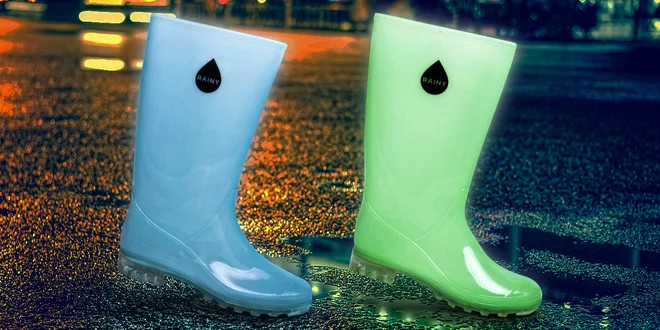 Originální dámské svítící gumáky Rainy