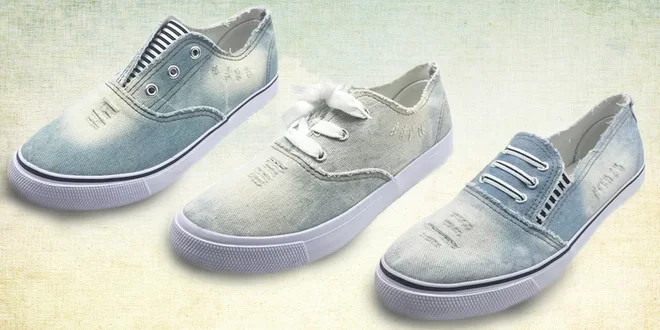 Dámské džínové espadrilky