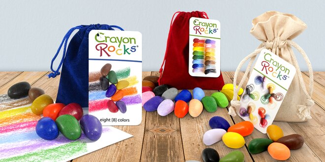 Pastelky? Nuda! Kreativní děti se učí kreslit barevnými kameny