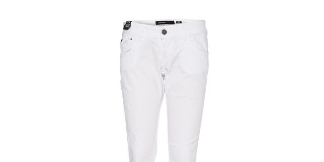 Dámské bílé plátěné kalhoty Miss Sixty