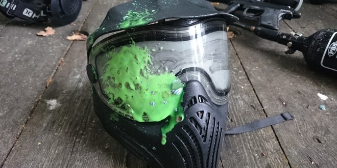 Paintball v Aiglově lomu v Poličce