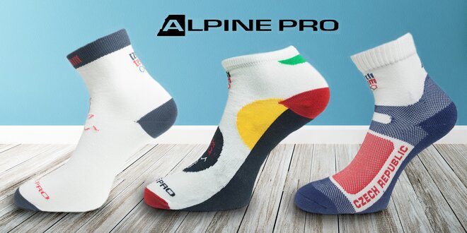 Sportovní ponožky Alpine Pro z limitované kolekce