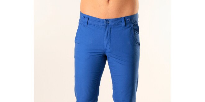 Pánské zářivě modré kalhoty SixValves