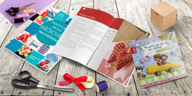 Zábavné tvoření s knihami pro malé i velké
