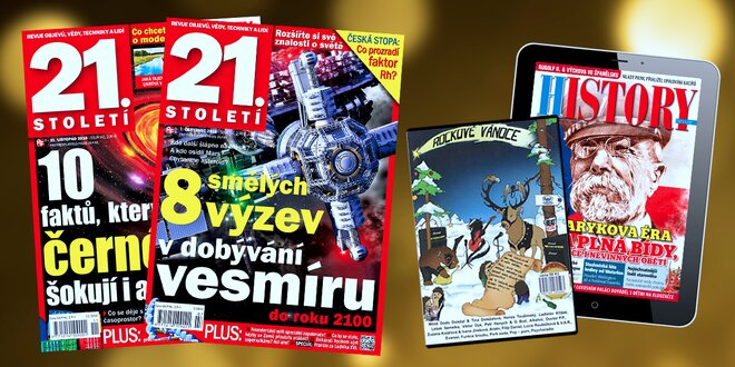 Předplatné časopisů 21. Století a History revue