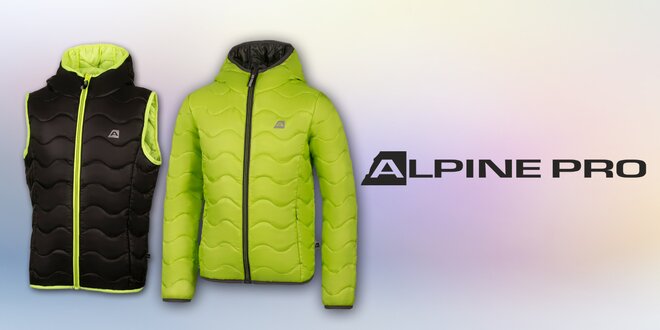 Dětské zateplené bundy a vesty Alpine Pro