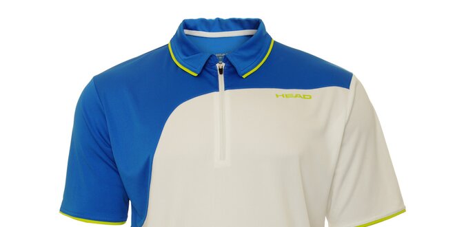 Pánské modro-bílé tenisové triko Head